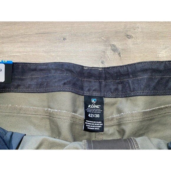 Kuhl Free Rydr Mens 42x30 Dark Khaki Vintage Patina Dye Nearly New - Picture 4 of 12